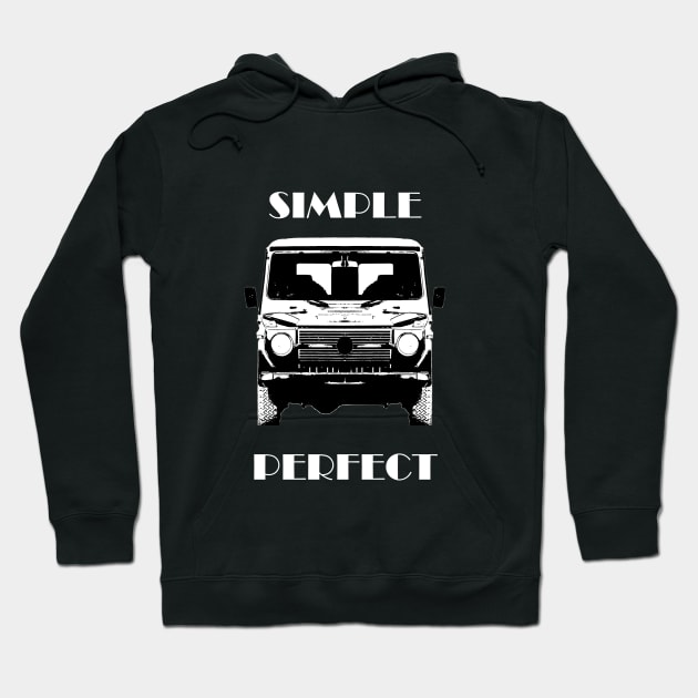 Mercedes G wagon - simple design Hoodie by WOS